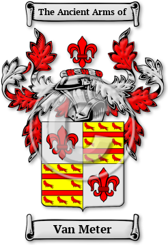Van Meter Family Crest Download (jpg) Legacy Series - 150 DPI